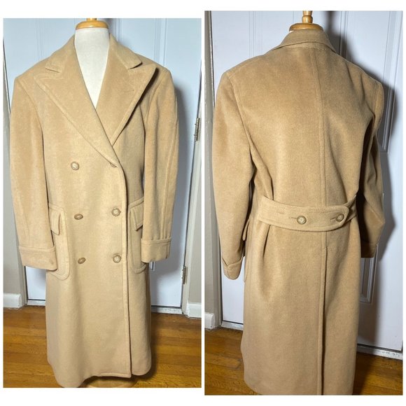 ralph lauren men's camel overcoat